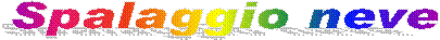 Spalaggio neve